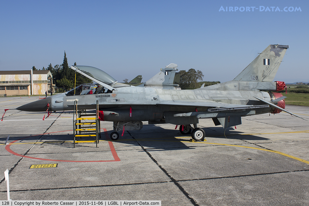 128, 1988 General Dynamics F-16C Fighting Falcon C/N 2Y-19, Hellenic Air Force Open Days 2015