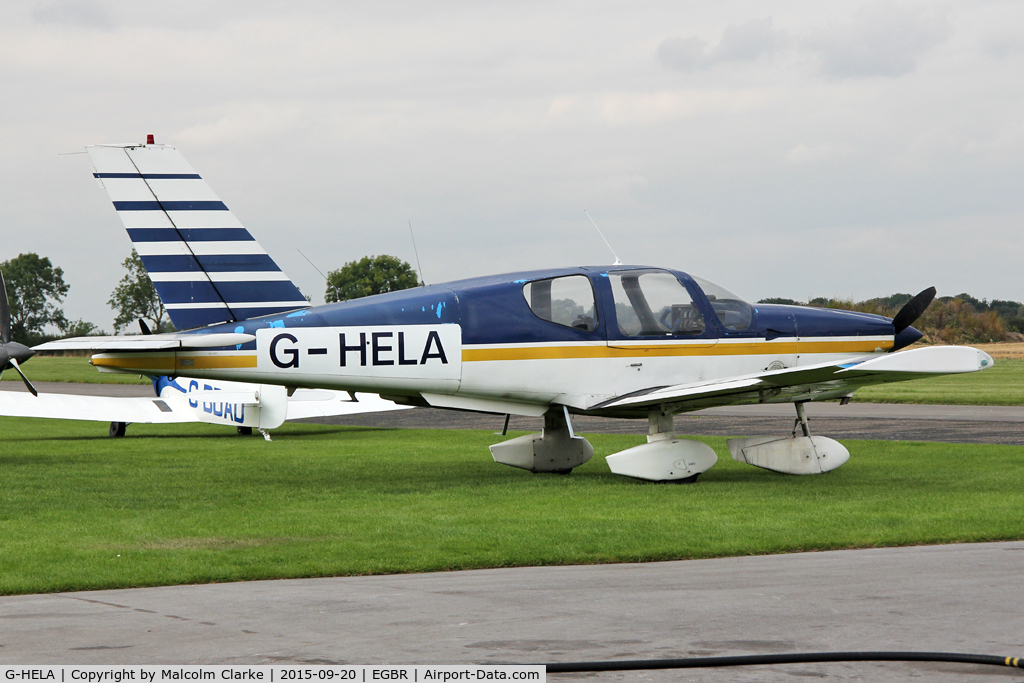 G-HELA, 1980 Socata TB-10 Tobago C/N 135, Socata TB-10 Tobago at The Real Aeroplane Club's Helicopter Fly-In, Breighton Airfield, September 20th 2015.