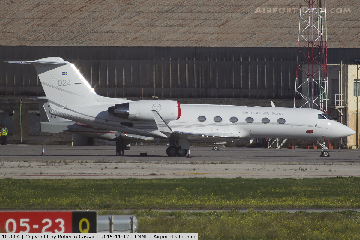102004, Gulfstream Aerospace Tp102C (Gulfstream IV) C/N 1274, Valletta Immigration Summit 2015