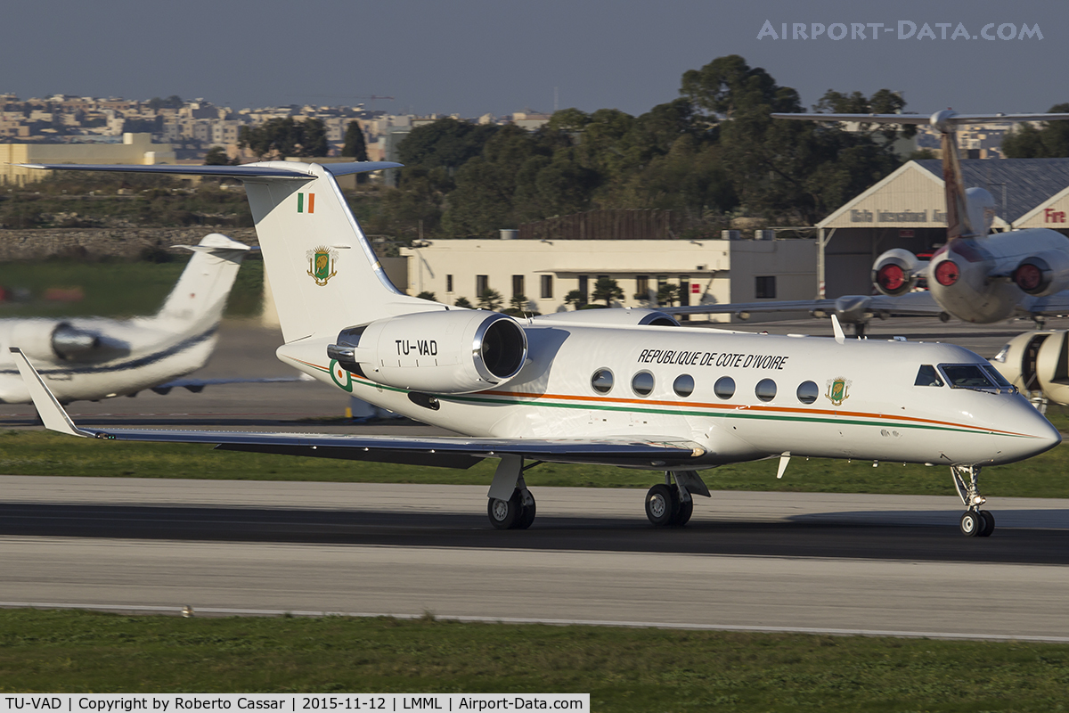 TU-VAD, 1988 Gulfstream Aerospace G-IV C/N 1019, Valletta Immigration Summit 2015