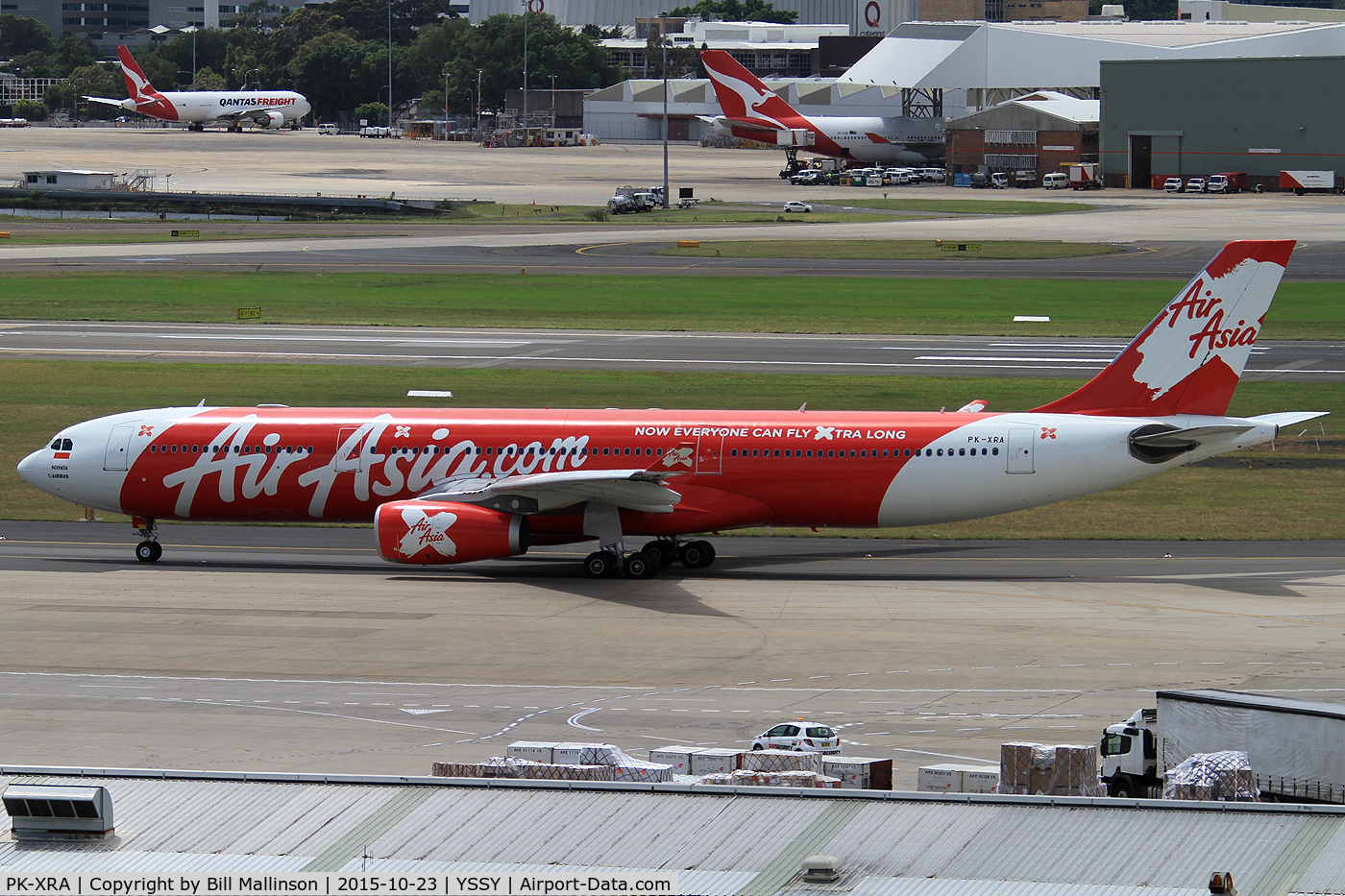 PK-XRA, 2005 Airbus A330-343X C/N 716, taxiing to 16R