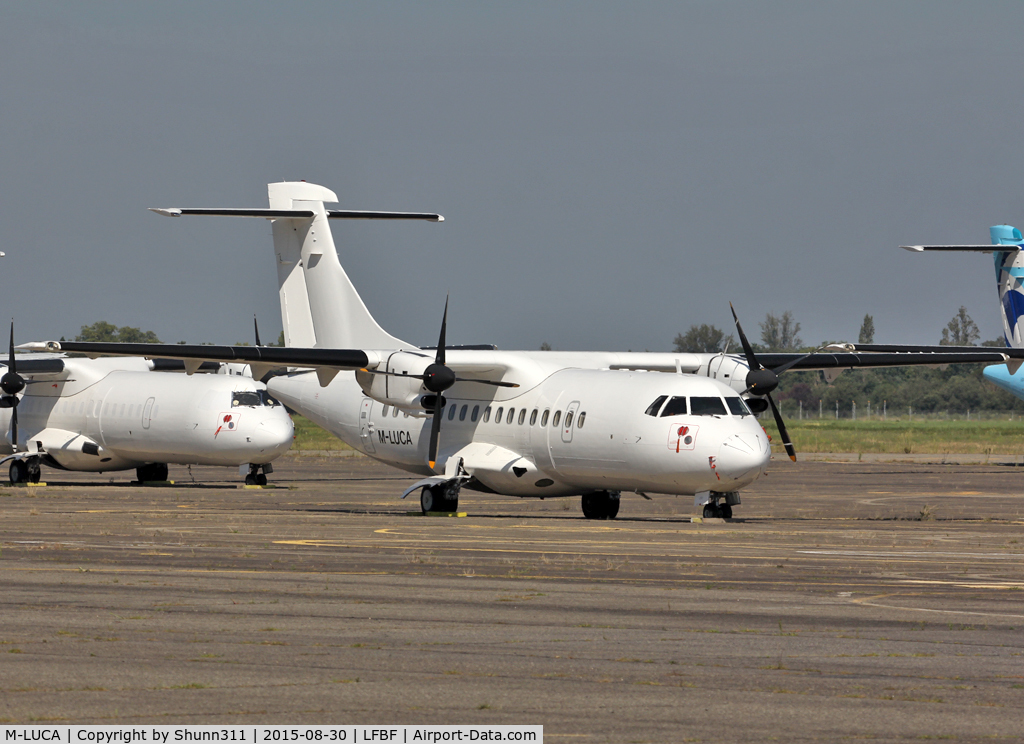 M-LUCA, 1992 ATR 42-300 C/N 291, Stored in all white c/s without titles... ex. HR-AXH