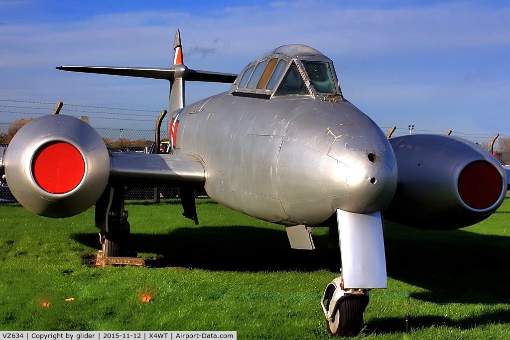 VZ634, Gloster Meteor T.7 C/N Not found VZ634, Still looking good