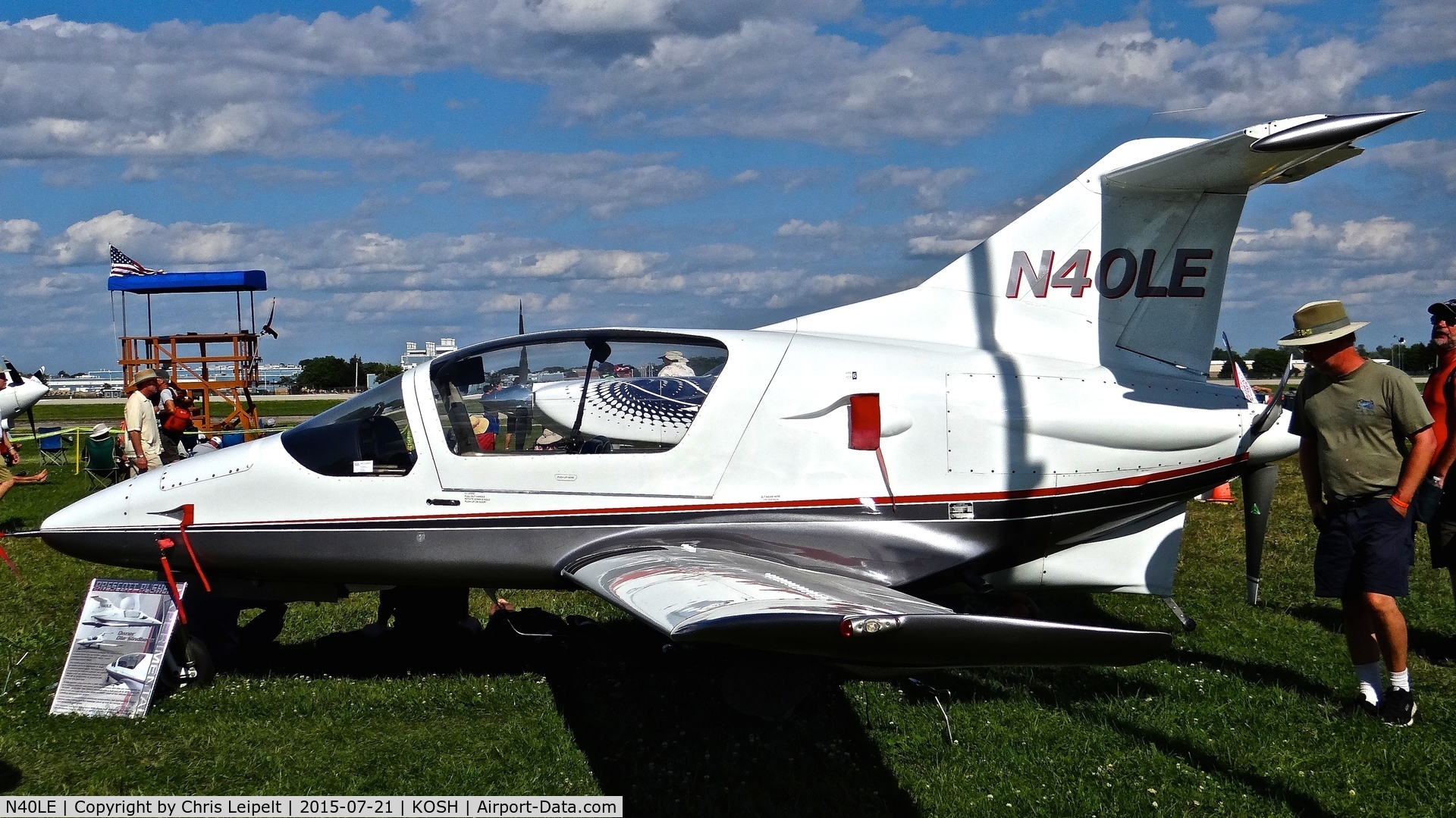 N40LE, Prescott Aeronautical Pusher C/N 032, Illinois-based Aeronautical Pusher on display at EAA AirVenture 2015.