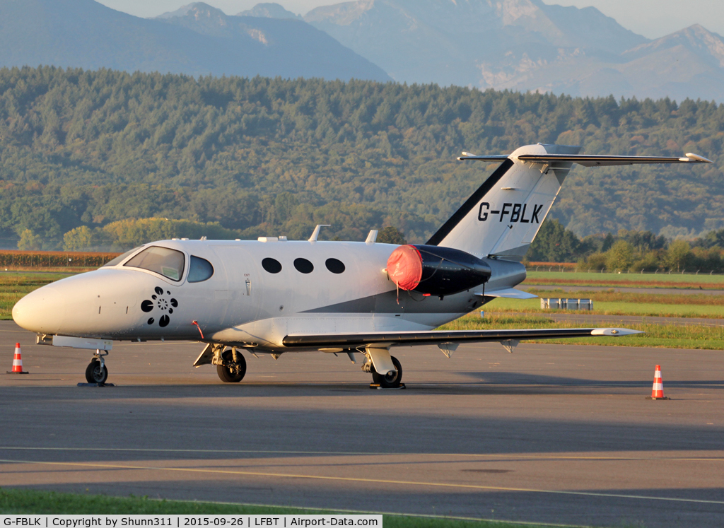 G-FBLK, 2007 Cessna 510 Citation Mustang Citation Mustang C/N 510-0027, Parked at the General Aviation area...