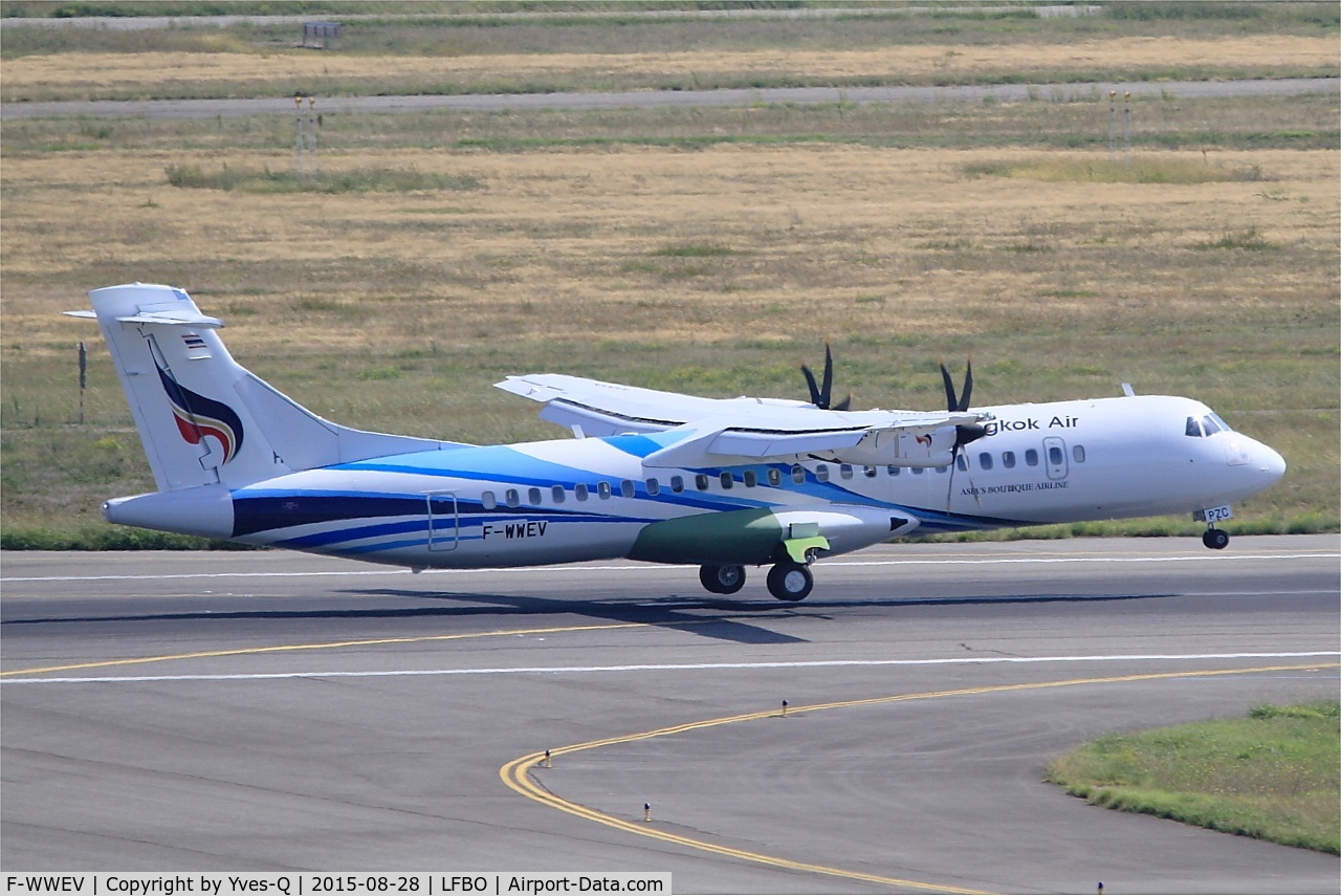 F-WWEV, 2015 ATR 72-600 C/N 1269, ATR 72-600 (72-212A), Landing rwy 14R, Toulouse-Blagnac airport (LFBO-TLS)
