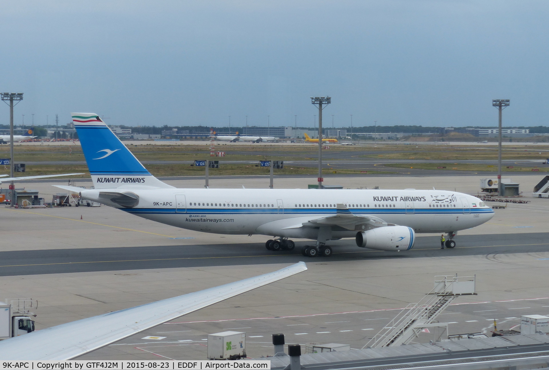 9K-APC, 2015 Airbus A330-243 C/N 1653, 9K-APC at Frankfurt 23.8.15