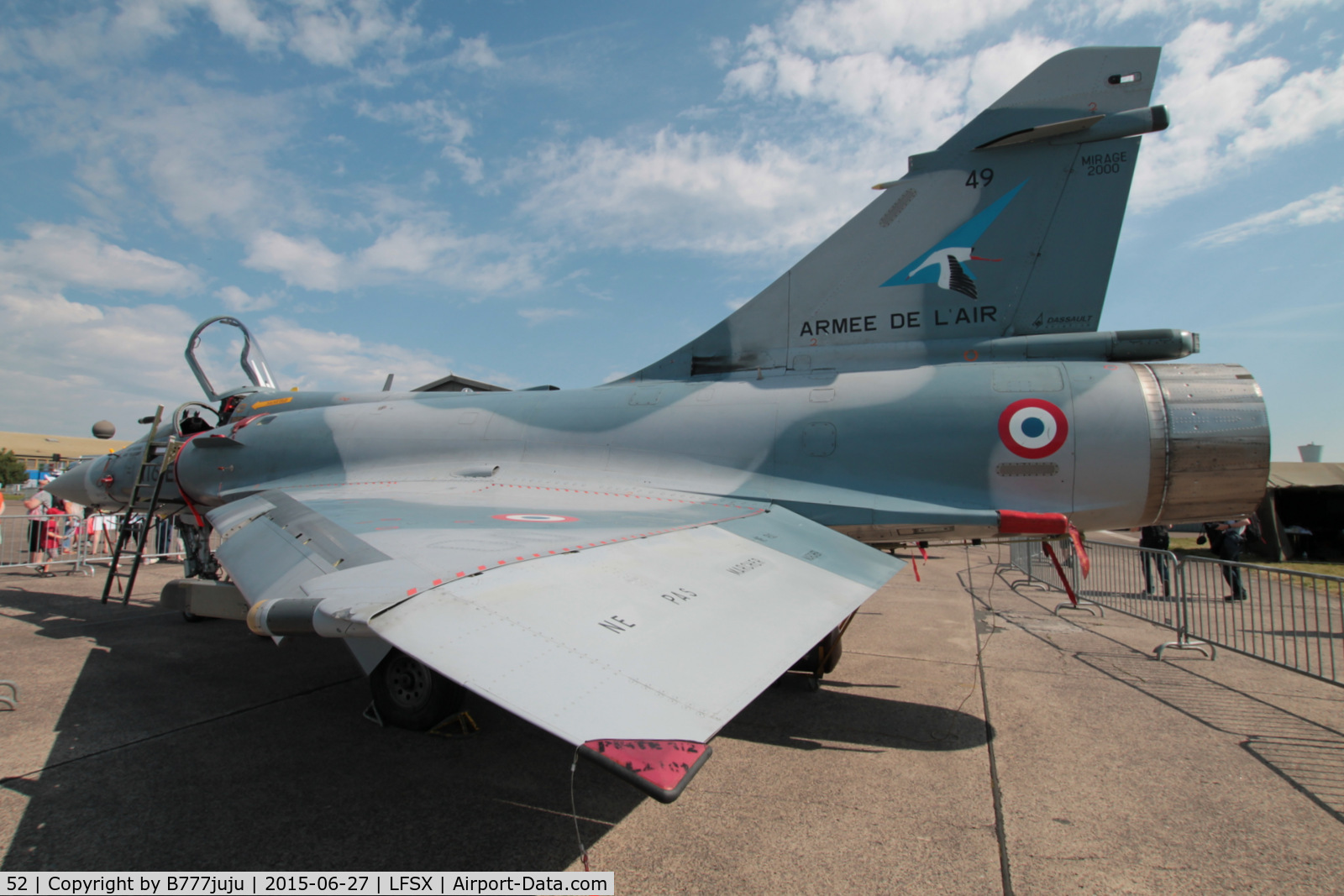 52, Dassault Mirage 2000-5F C/N 240, at Luxeuil 116-EH