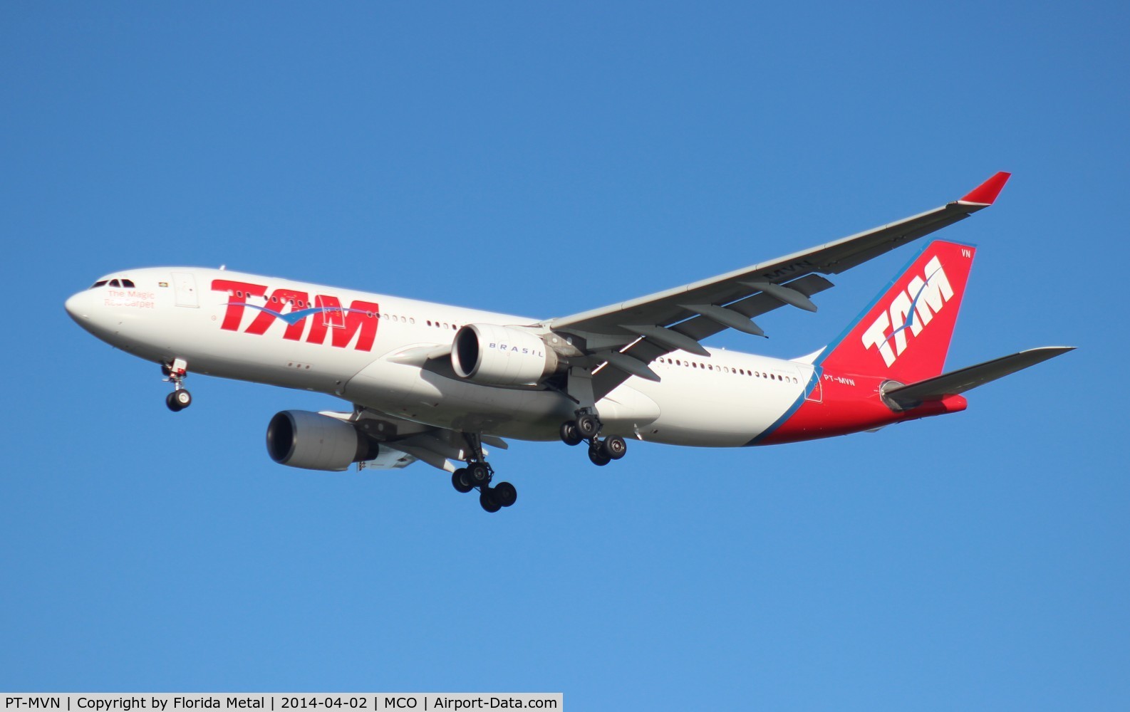 PT-MVN, 2007 Airbus A330-203 C/N 876, TAM A330-200