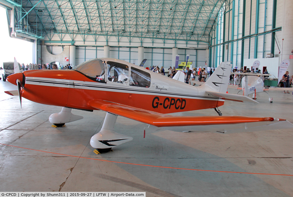 G-CPCD, 1968 CEA Jodel DR-221 Dauphin C/N 81, Exhibited during FNI Airshow 2015