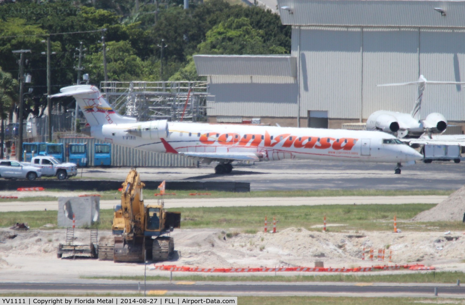 YV1111, Bombardier CRJ-701ER (CL-600-2C10) Regional Jet C/N 10270, Conviasa CRJ-700