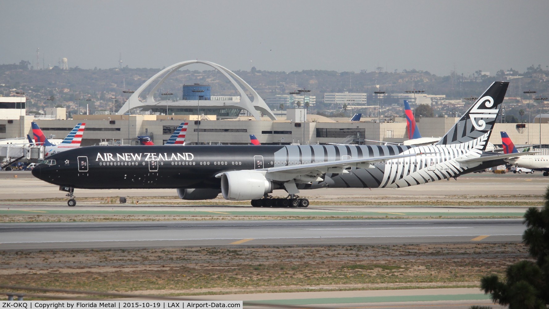 ZK-OKQ, 2011 Boeing 777-306/ER C/N 40689, Air New Zealand All Blacks