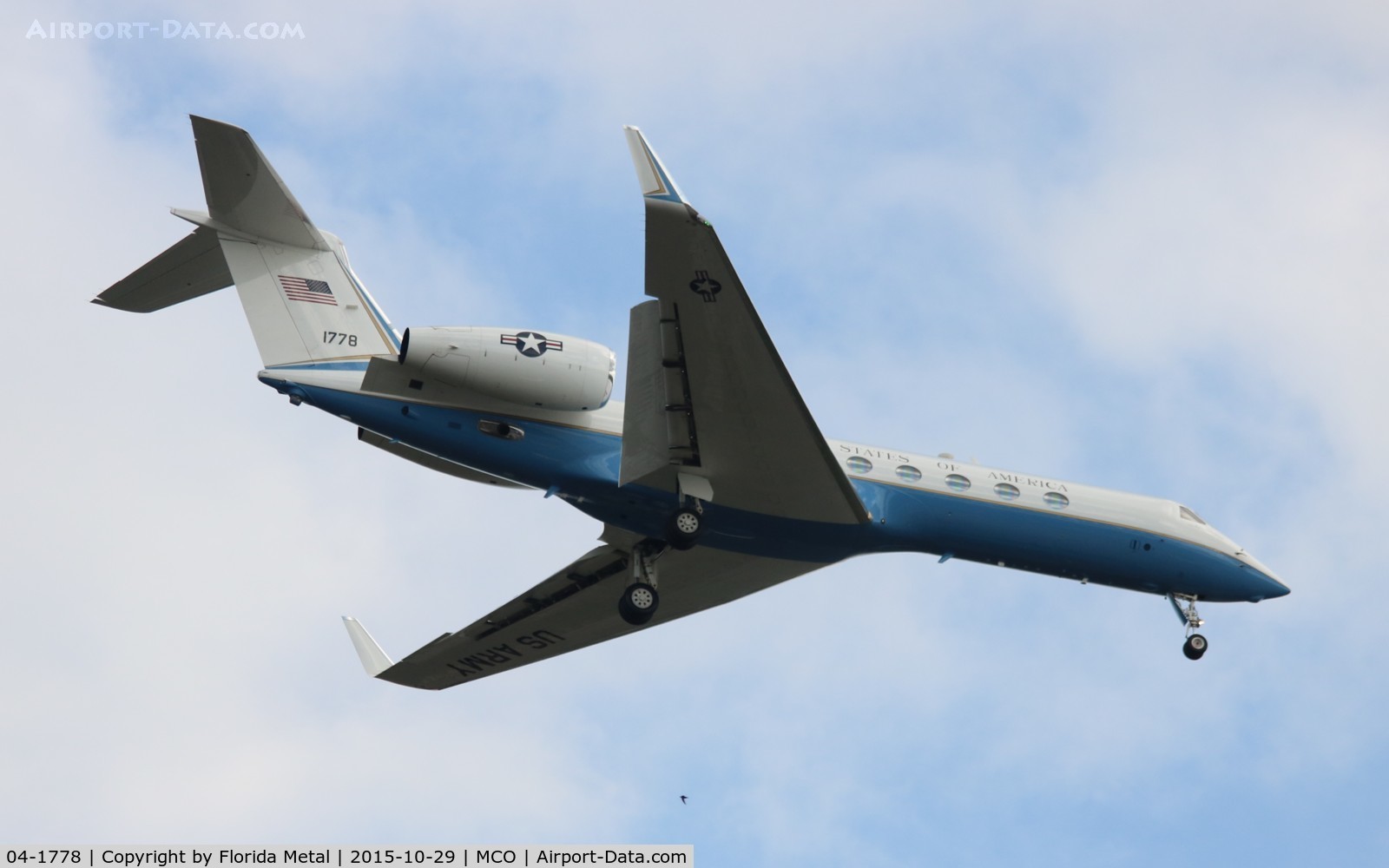 04-1778, 2004 Gulfstream G-V (C-37B) C/N 5034, C-37B