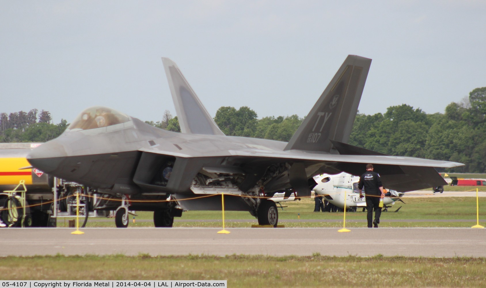 05-4107, 2005 Lockheed Martin F-22A Raptor C/N 645-4107, F-22A