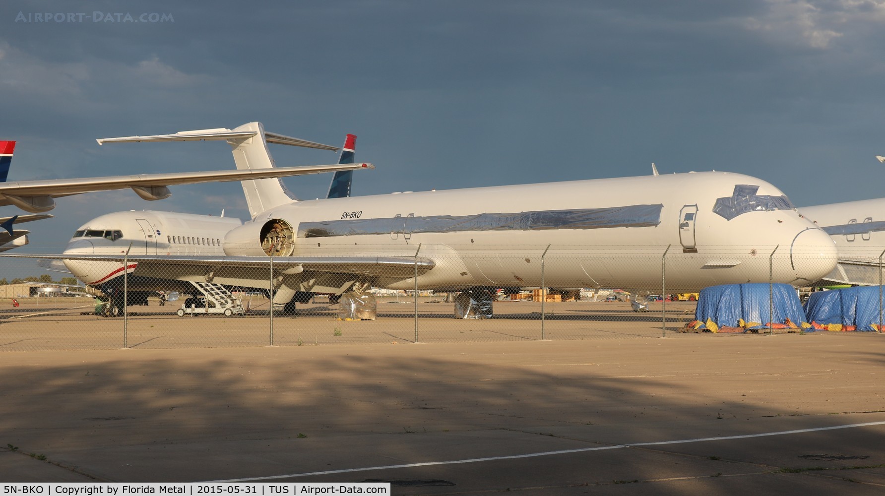5N-BKO, 1990 McDonnell Douglas MD-83 (DC-9-83) C/N 49855, Afrijet Airlines