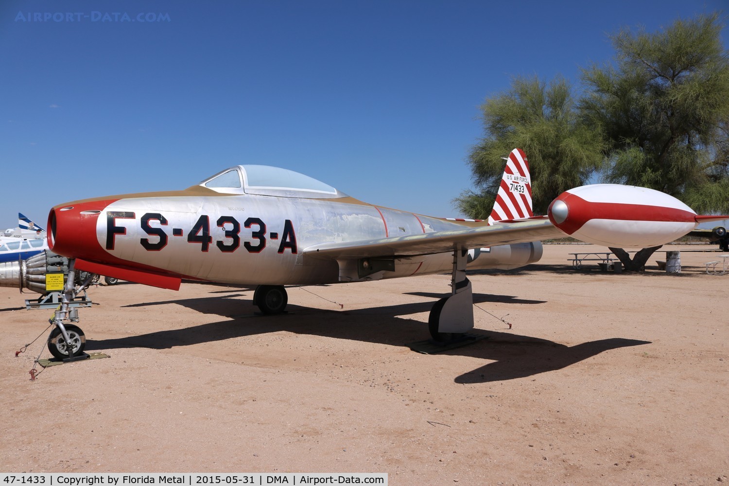 47-1433, 1947 Republic F-84C-2-RE Thunderjet C/N Not found 47-1433, F-84C Thunderjet