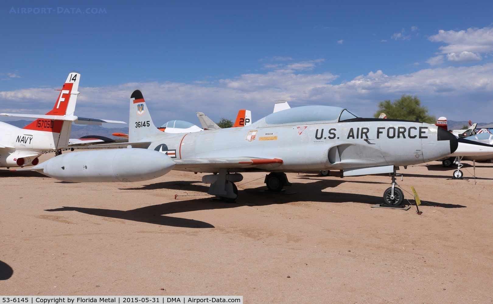 53-6145, 1953 Lockheed T-33A Shooting Star C/N 580-9767, T-33A