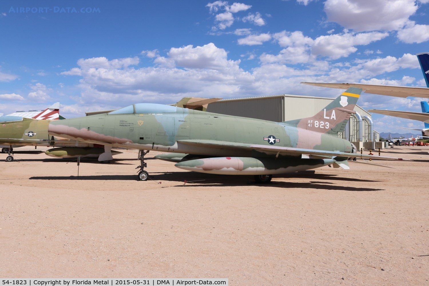 54-1823, 1954 North American F-100C Super Sabre C/N 217-84, F-100C Super Sabre