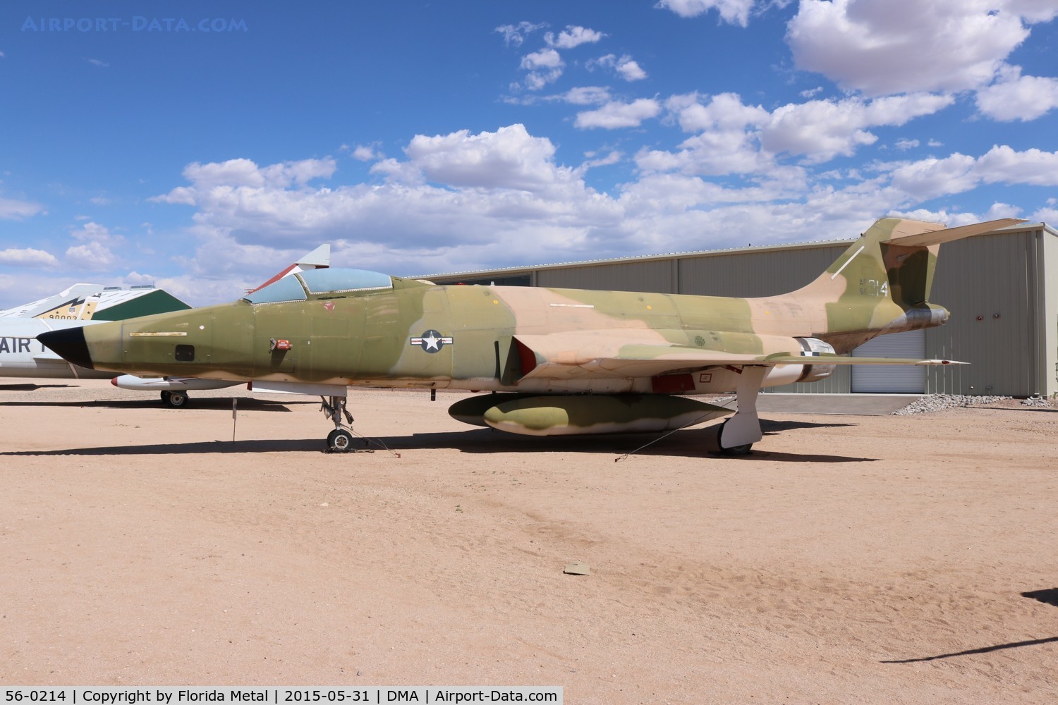 56-0214, 1956 McDonnell RF-101C Voodoo C/N 230, RF-101C Voodoo