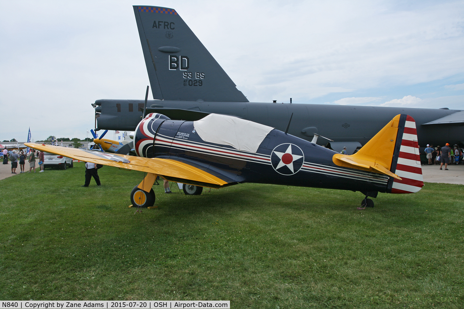 N840, 1940 North American P-64 C/N 68-3061, 2015 EAA AirVenture - Oshkosh Wisconsin