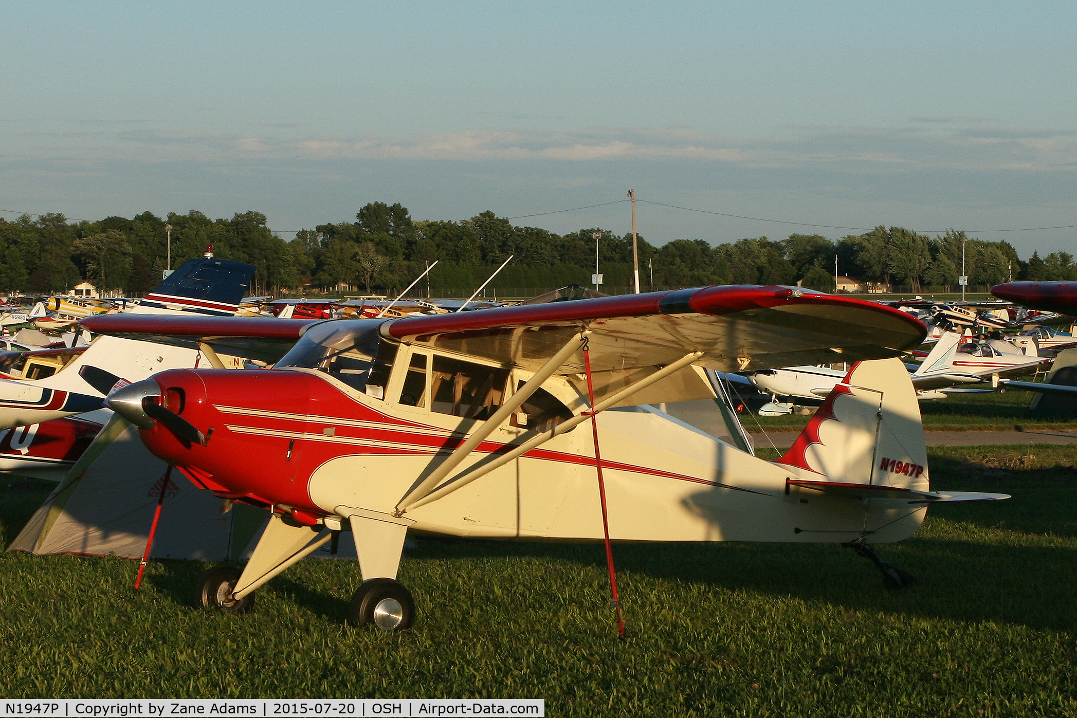 N1947P, 1955 Piper PA-22-150 C/N 22-2698, 2015 EAA AirVenture - Oshkosh Wisconsin