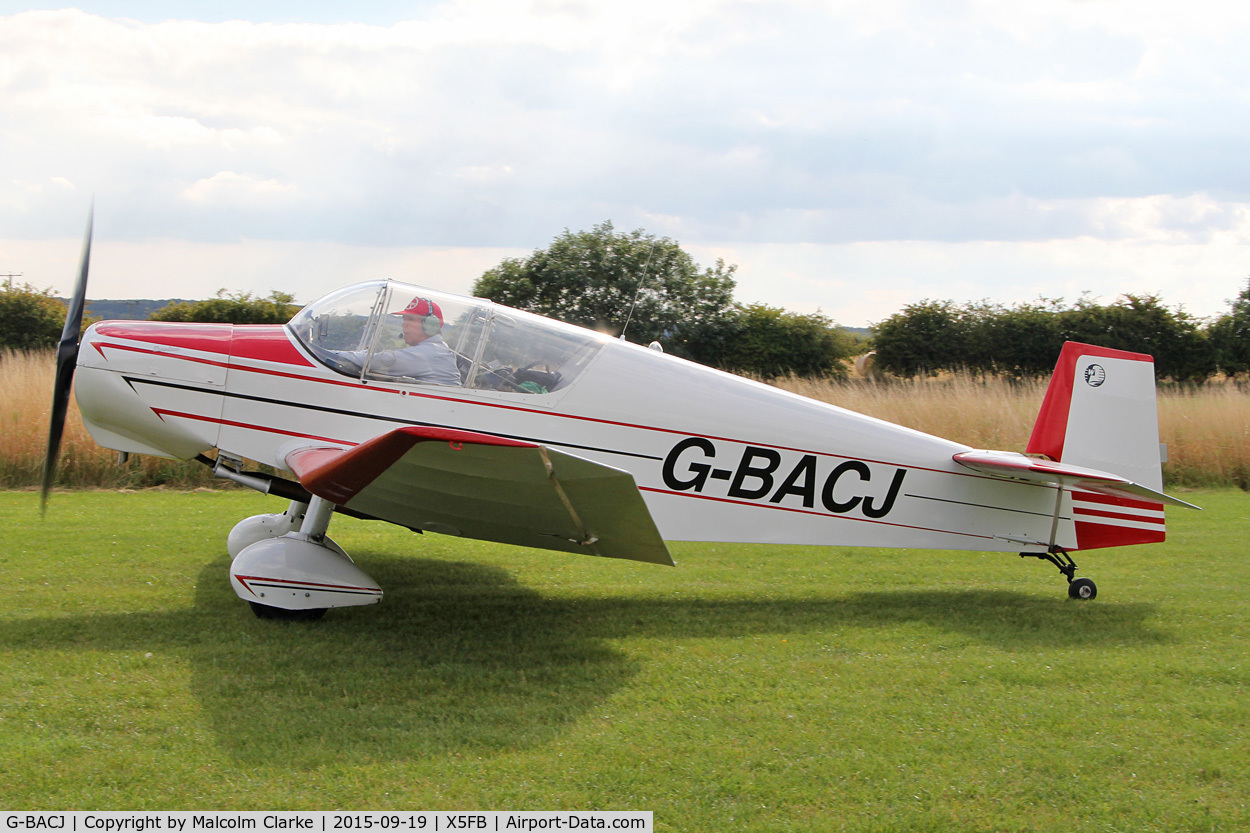 G-BACJ, 1966 Jodel D-120 Paris-Nice C/N 315, Jodel D-120 Paris-Nice, Fishburn Airfield, September 19th 2015.