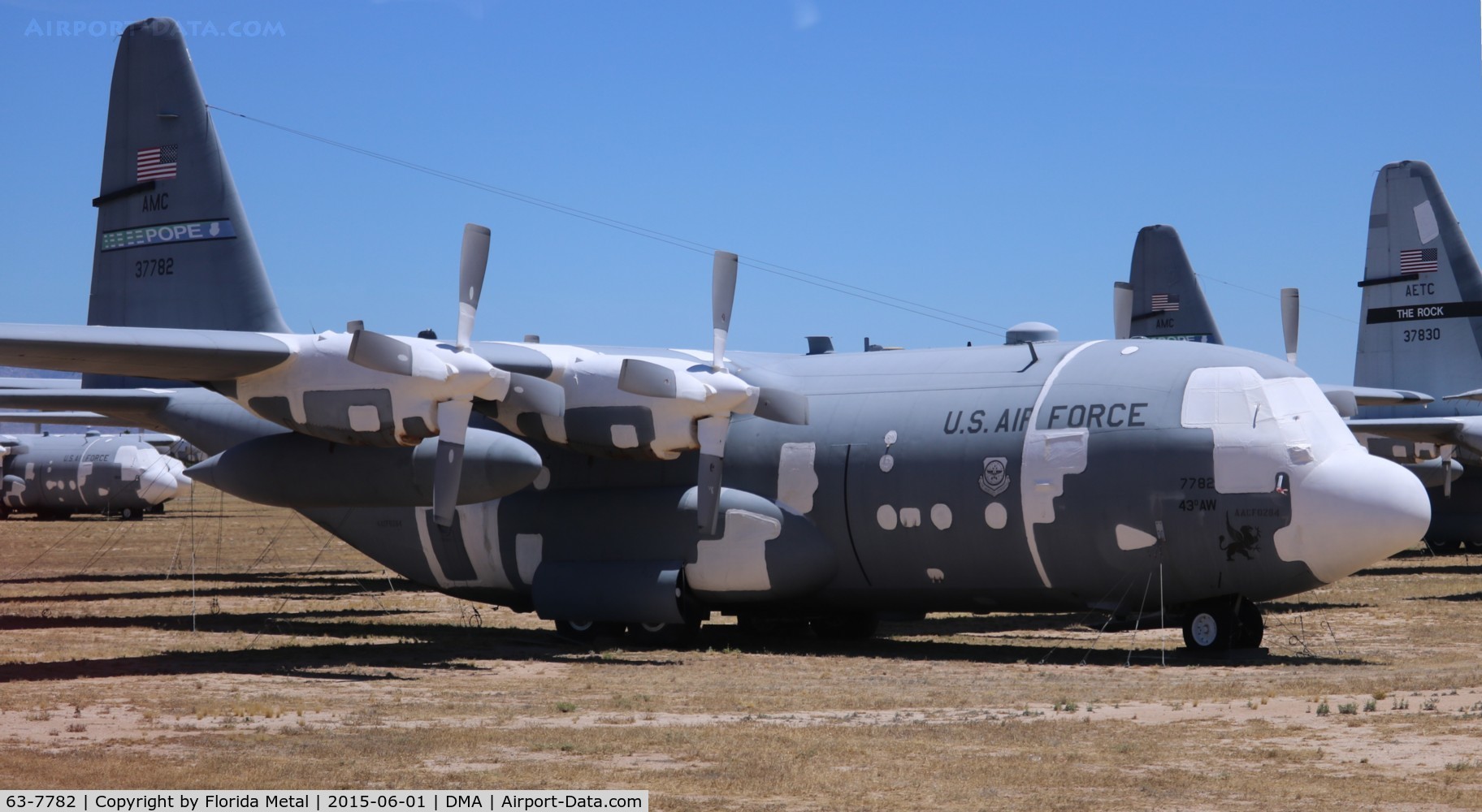 63-7782, 1964 Lockheed C-130E Hercules C/N 382-3848, C-130E