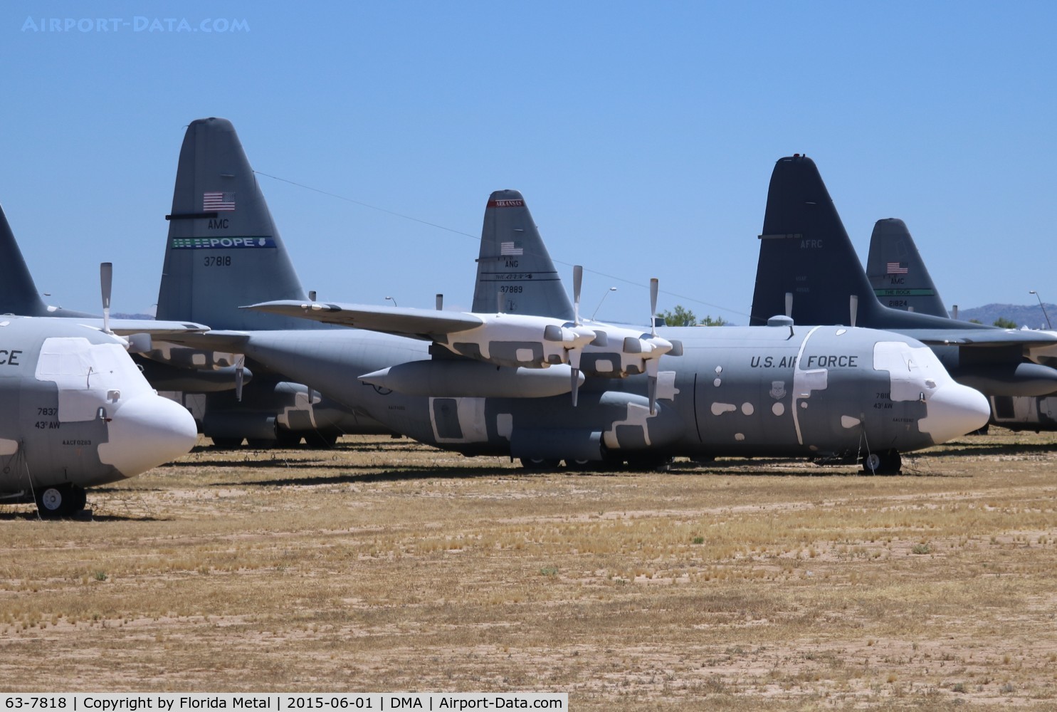 63-7818, 1963 Lockheed C-130E-LM Hercules C/N 382-3884, C-130E-LM