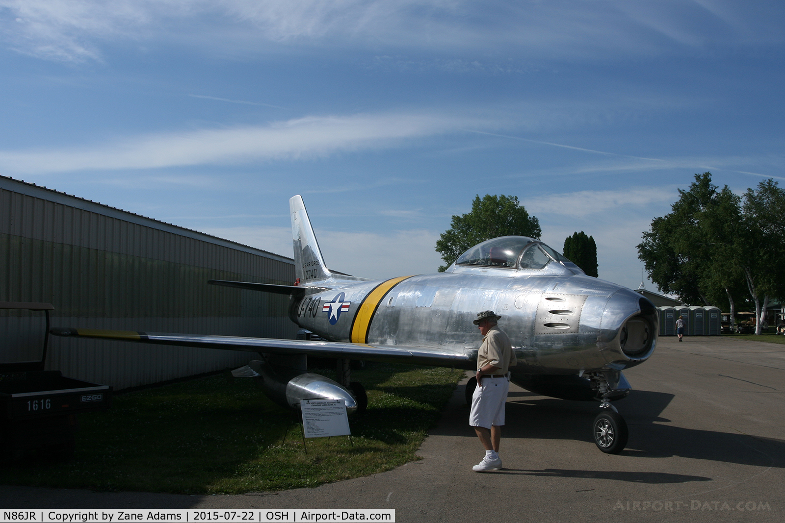 N86JR, 1954 Canadair CL-13 Sabre 5 C/N 1120, 2015 EAA AirVenture - Oshkosh, Wisconsin
