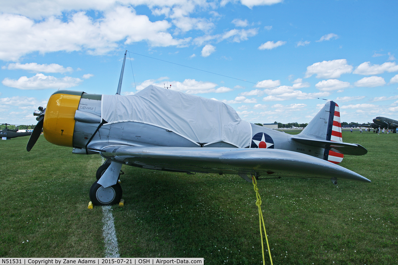 N51531, North American SNJ-3 Texan C/N 78-7345, 2015 EAA AirVenture - Oshkosh, Wisconsin