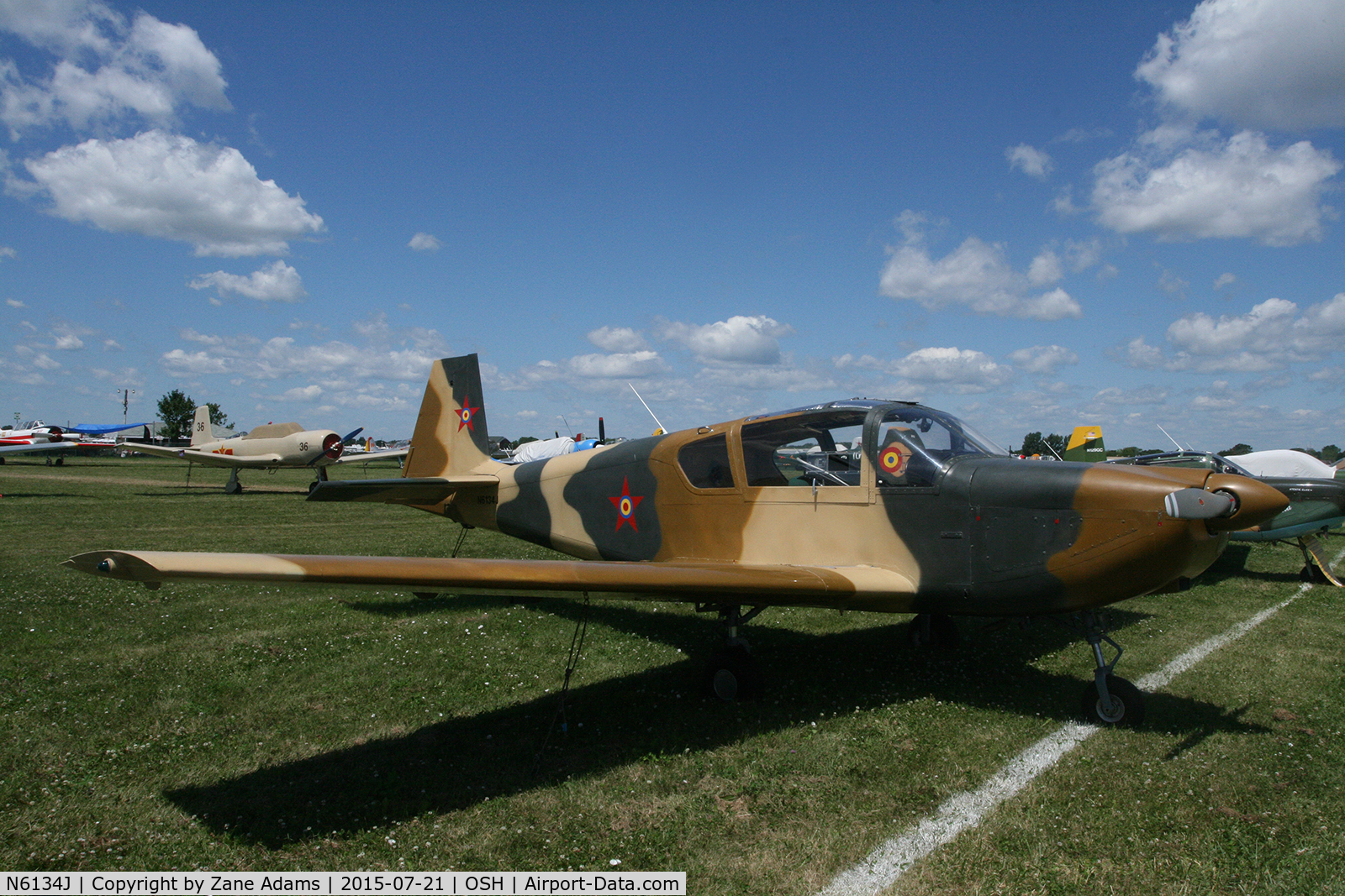 N6134J, 1974 IAR IAR-823 C/N 08, 2015 EAA AirVenture - Oshkosh, Wisconsin