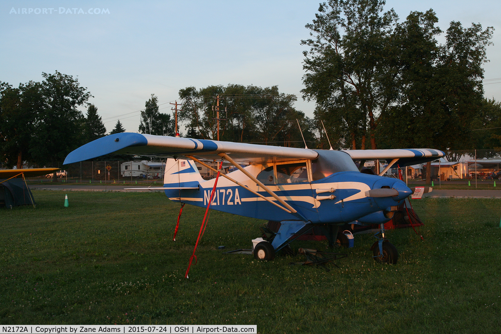 N2172A, 1952 Piper PA-22 Tri-Pacer C/N 22-589, 2015 EAA AirVenture - Oshkosh, Wisconsin