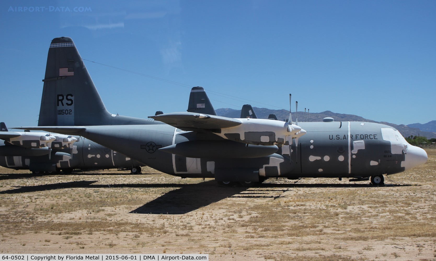 64-0502, 1964 Lockheed C-130E Hercules C/N 382-3986, C-130E