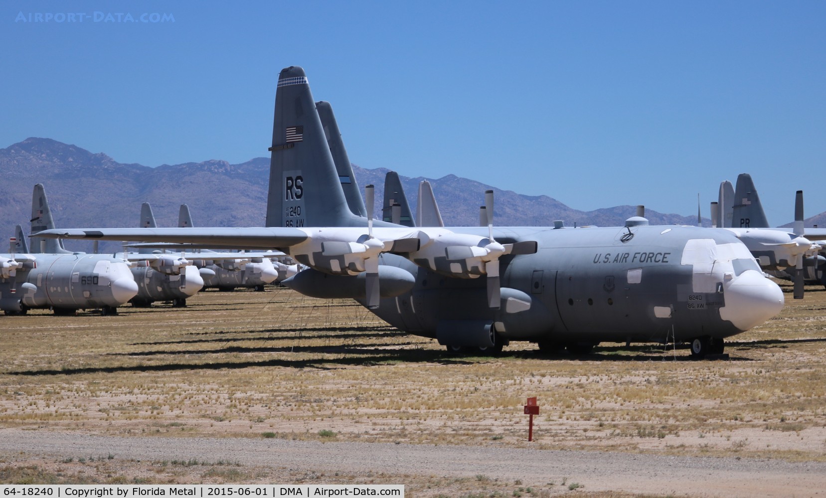 64-18240, Lockheed C-130E Hercules C/N 382-4105, C-130E