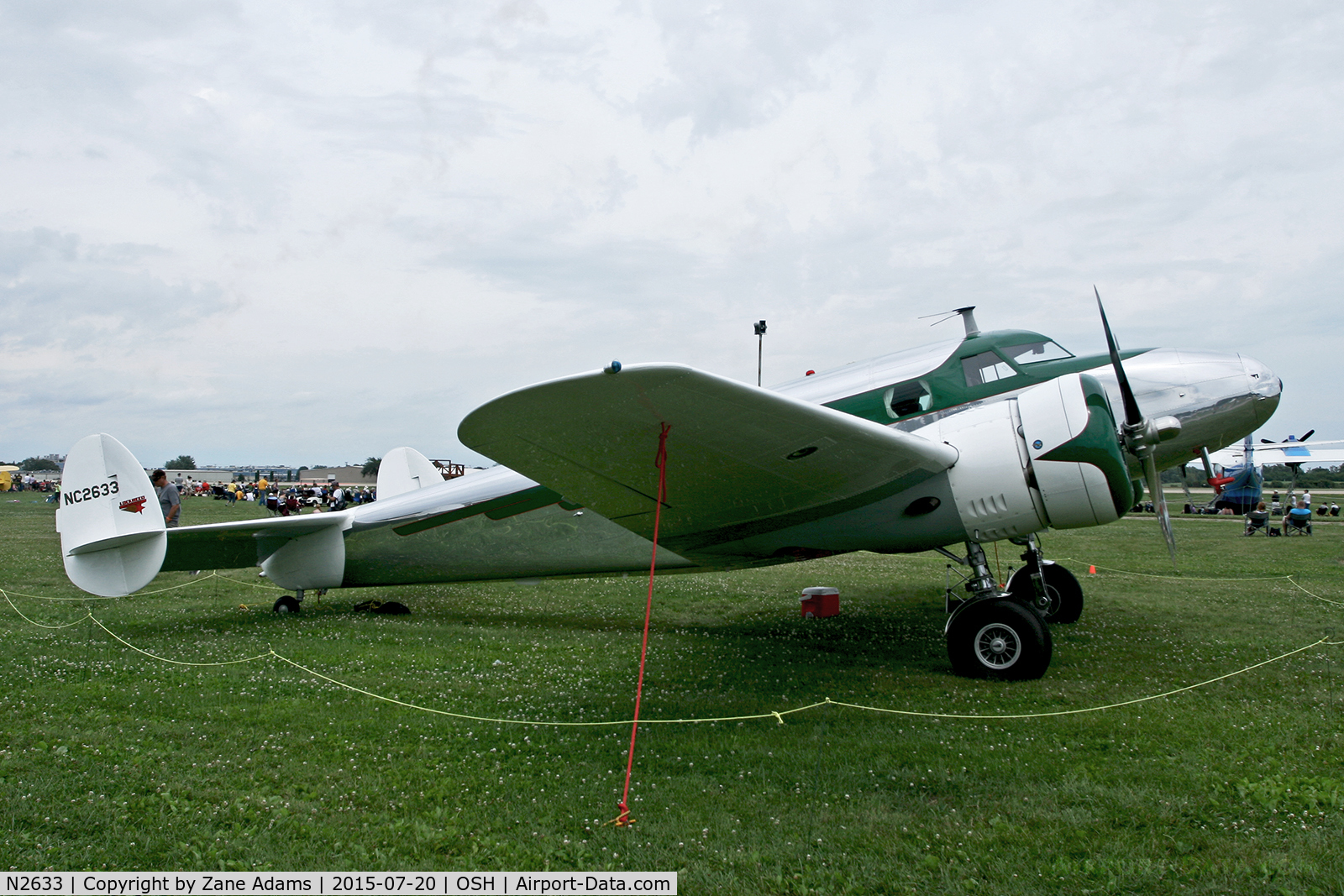 N2633, 1940 Lockheed 12A Electra Junior C/N 1281, 2015 EAA AirVenture - Oshkosh, Wisconsin