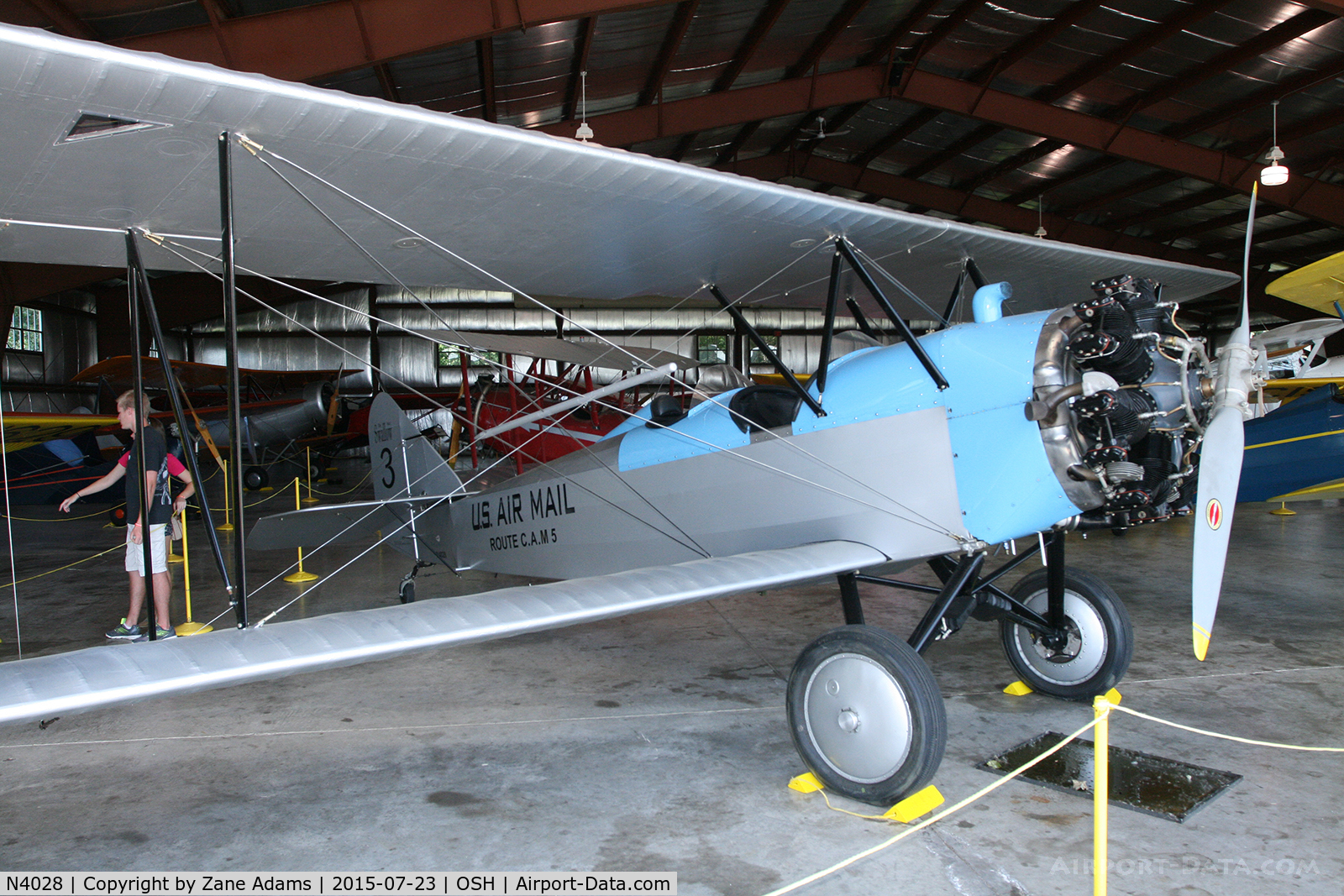 N4028, 1927 Swallow OX-5 Swallow C/N 899, 2015 EAA AirVenture - Oshkosh, Wisconsin