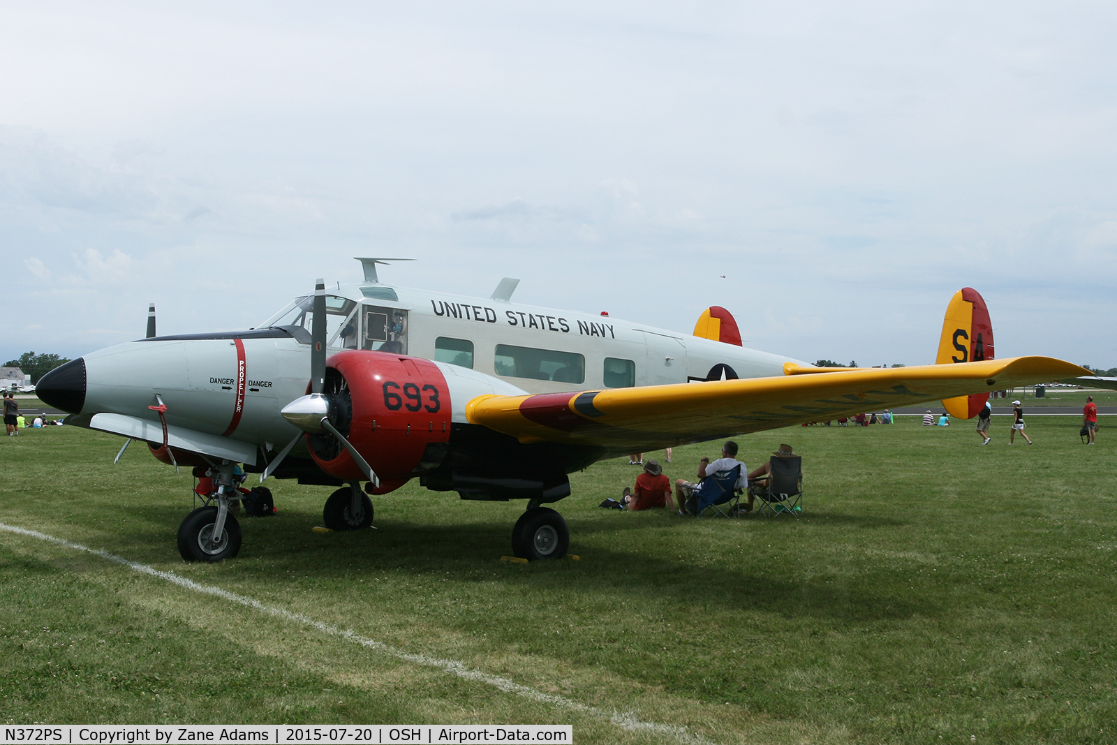 N372PS, 1964 Beech H-18 Tri-Gear C/N BA-693, 2015 EAA AirVenture - Oshkosh, Wisconsin
