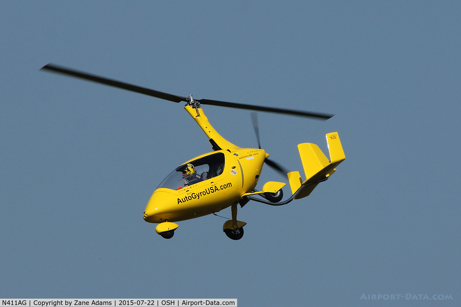 N411AG, 2014 AutoGyro Calidus C/N C00358, 2015 EAA AirVenture - Oshkosh, Wisconsin