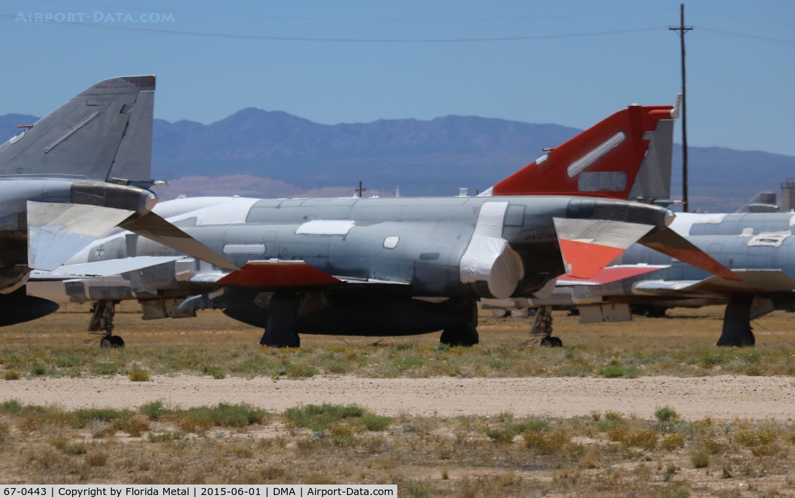 67-0443, 1967 McDonnell Douglas QF-4C Phantom II C/N 2789, QF-4C Phantom