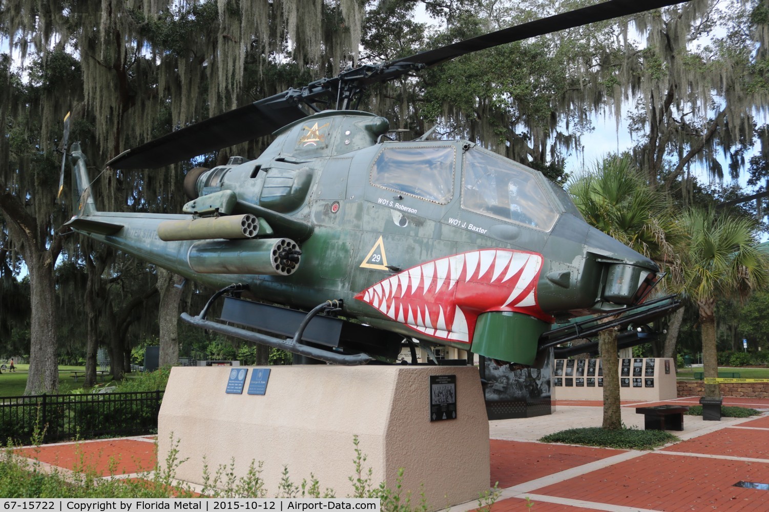 67-15722, 1967 Bell AH-1F Cobra C/N 20386, AH-1F in Veterans Park Tampa FL