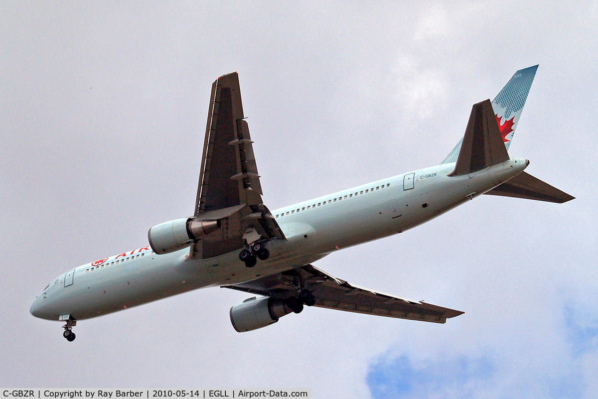 C-GBZR, 1992 Boeing 767-38E/ER C/N 25404, Boeing 767-38EER [25404] (Air Canada) Home~G 14/05/2010. On approach 27R.