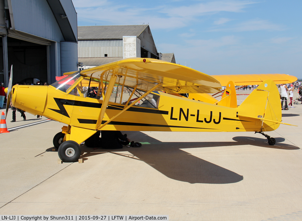 LN-LJJ, 1953 Piper L-18C Super Cub (PA-18-95) C/N 18-3088, Exhibited during FNI Airshow 2015