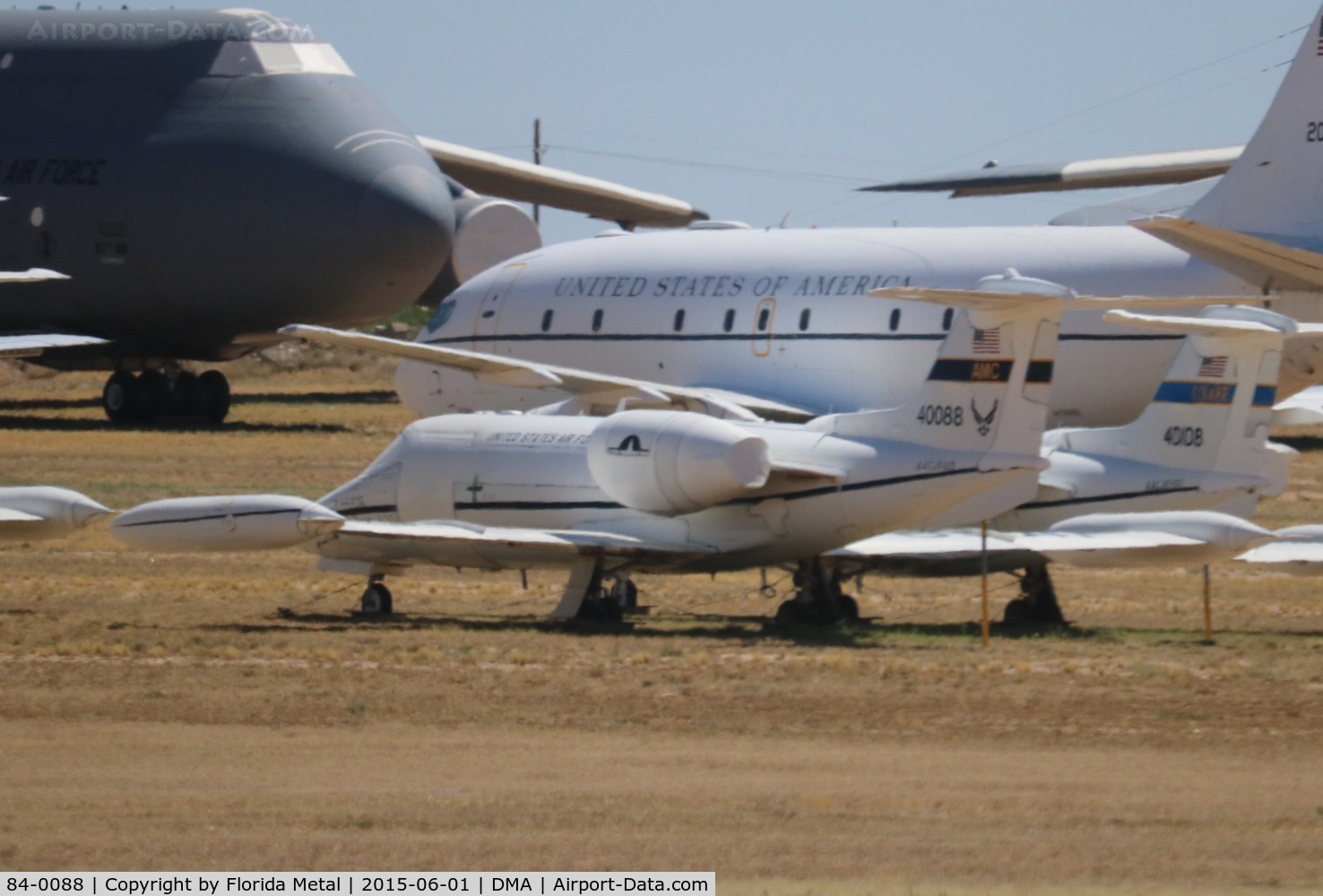 84-0088, 1984 Learjet 35A C-21A C/N 35A-534, C-21A