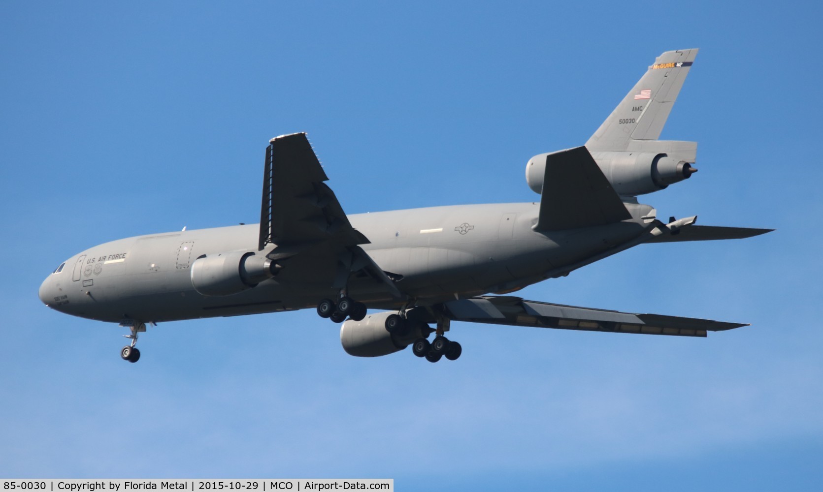 85-0030, 1985 McDonnell Douglas KC-10A Extender C/N 48235, KC-10A