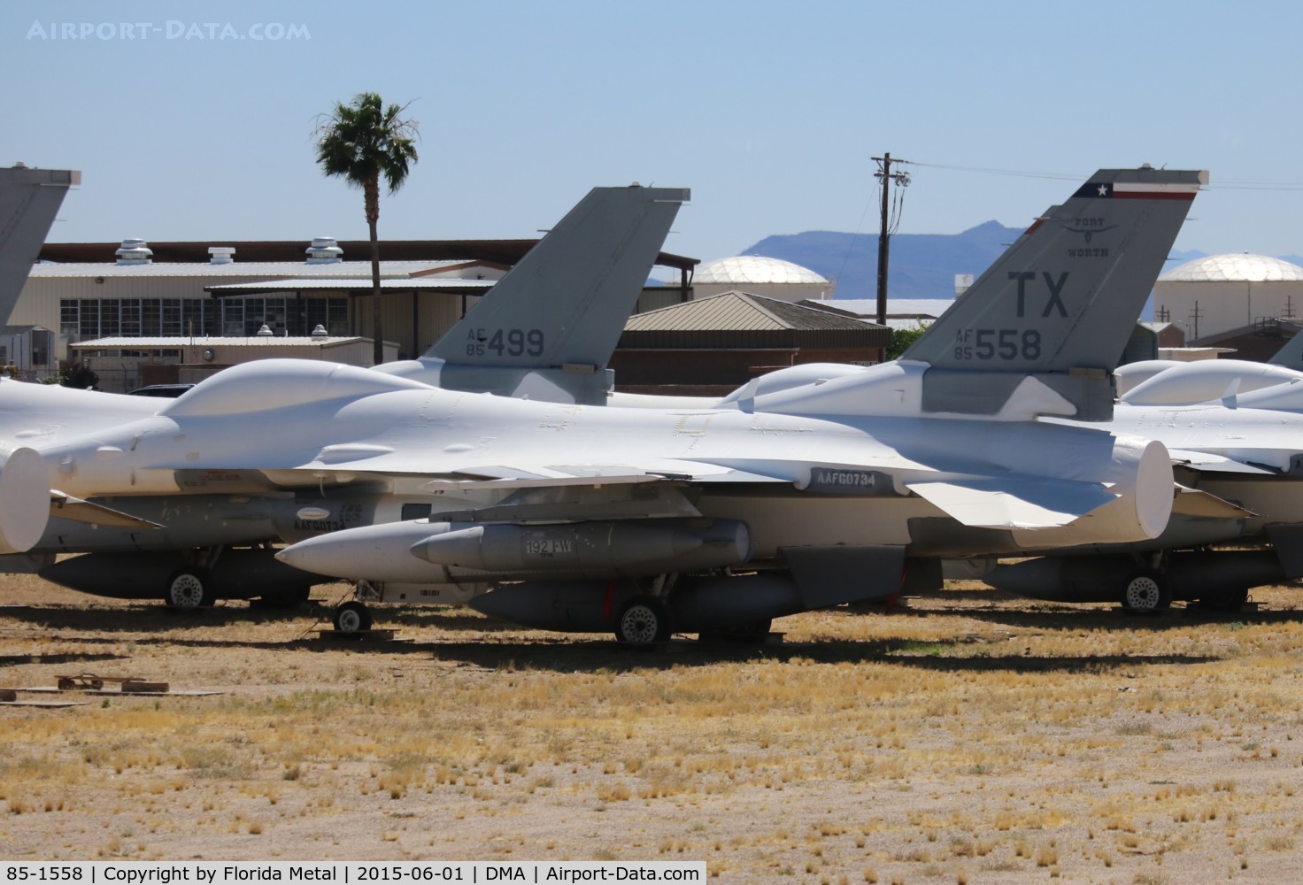 85-1558, 1985 General Dynamics F-16C Fighting Falcon C/N 5C-300, F-16C