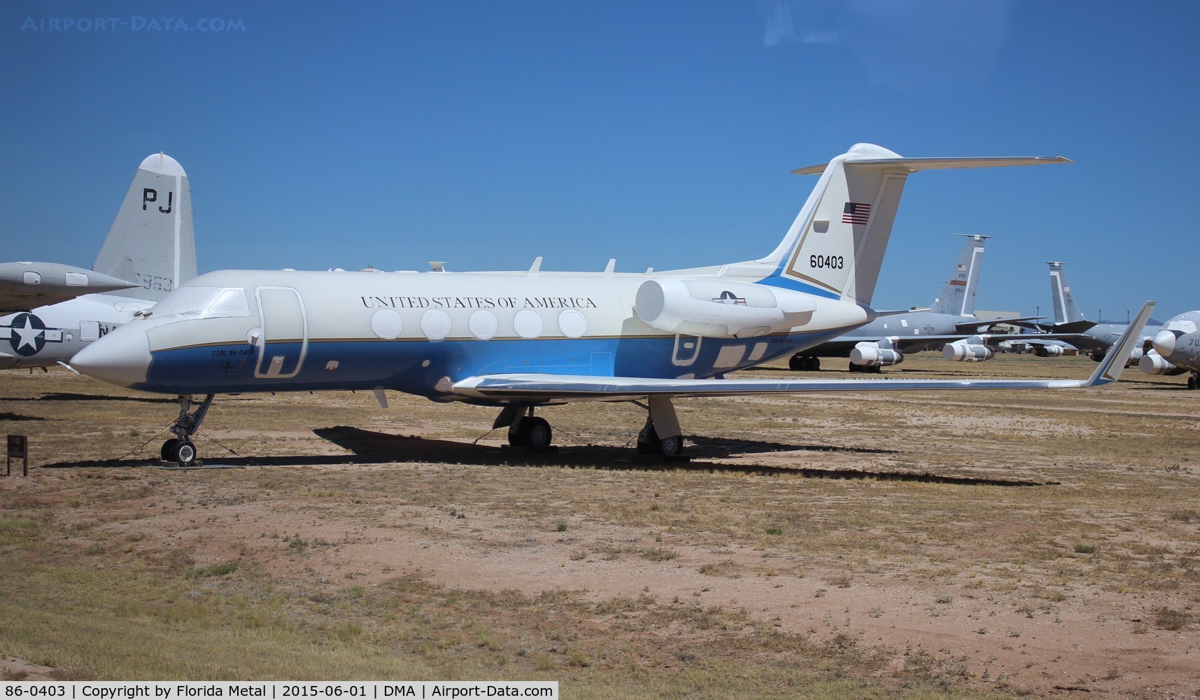 86-0403, 1985 Grumman C-20C Gulfstream III C/N 473, C-20C
