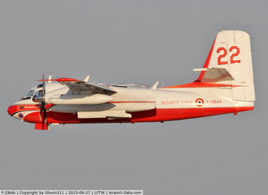 F-ZBAA, Grumman TS-2A/Conair Turbo Firecat C/N 456, Exhibited during FNI Airshow 2015