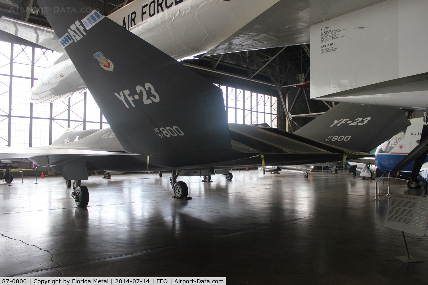 87-0800, 1990 Northrop YF-23A C/N PAV-1, YF-23A