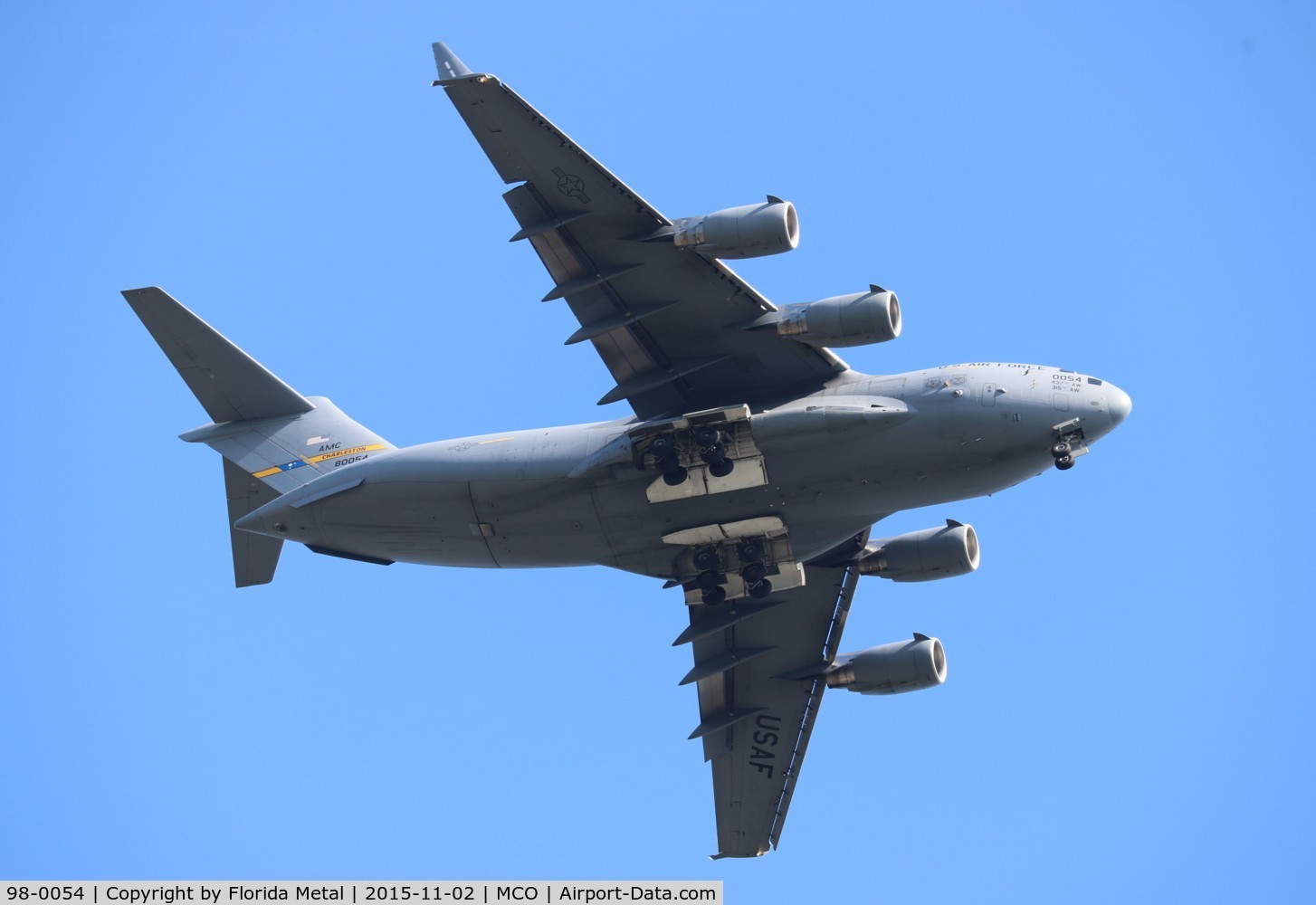 98-0054, 1998 Boeing C-17A Globemaster III C/N P-54/F57, C-17A