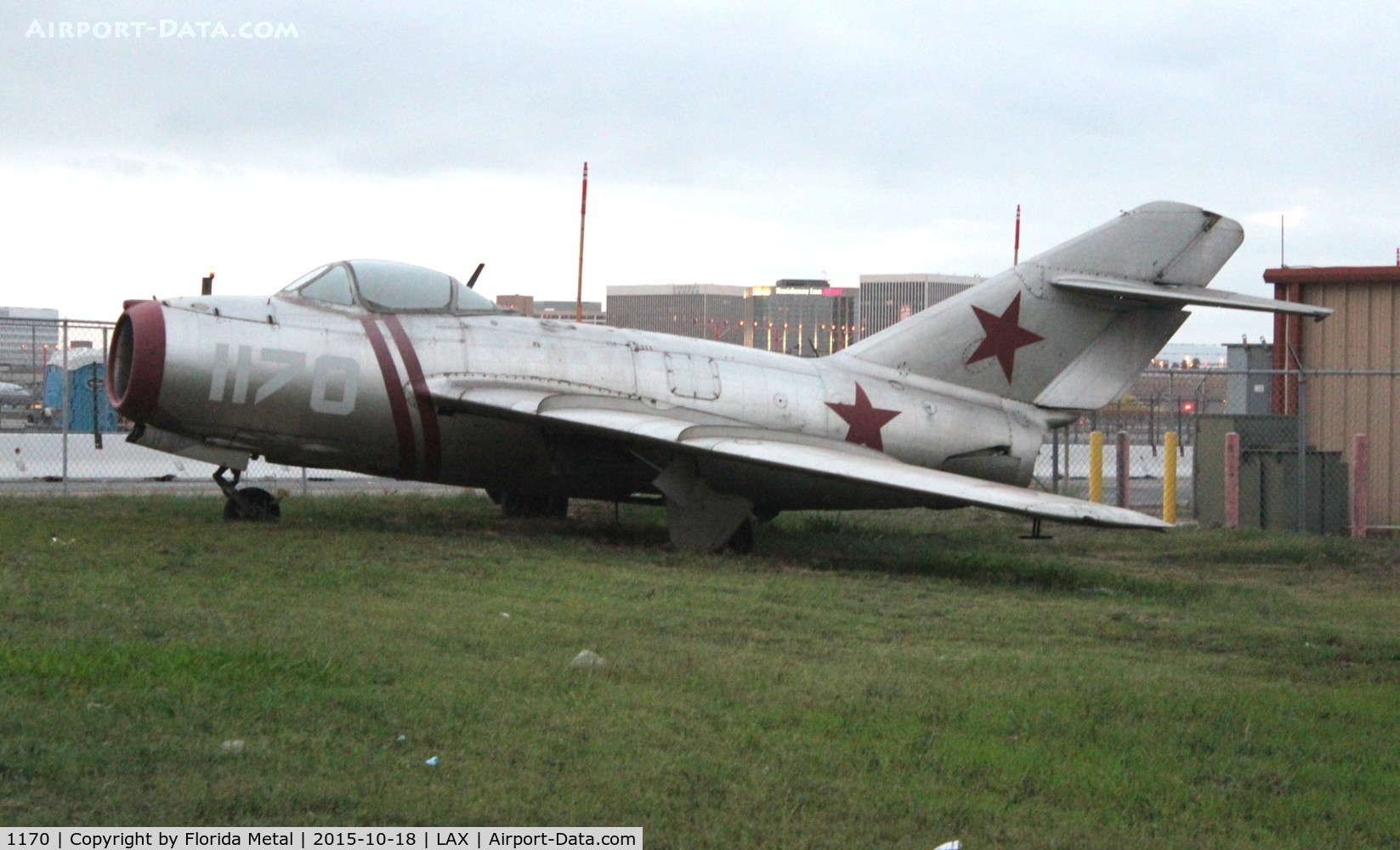 1170, Mikoyan-Gurevich MiG-15bis C/N 713001, Mig 15 at Proud Bird Restaurant